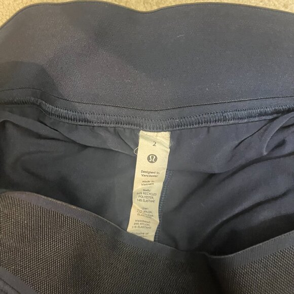 NWOT Lululemon Court Rival Skirt Navy - Picture 4 of 4